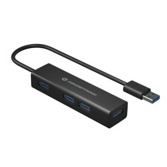 HUB USB 3.0 CONCEPTRONIC HUBBIES06B 4 Dockings y hubs HUB USB 3.0 CONCEPTRONIC HUBBIES06B 4 Dockings y hubs