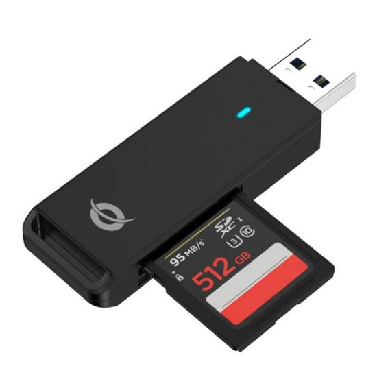LECTOR TARJETAS EXTERNO CONCEPTRONIC USB 3.0 Lector de memorias LECTOR TARJETAS EXTERNO CONCEPTRONIC USB 3.0 Lector de memorias