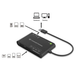 LECTOR TARJETAS EXTERNO CONCEPTRONIC USB 2.0