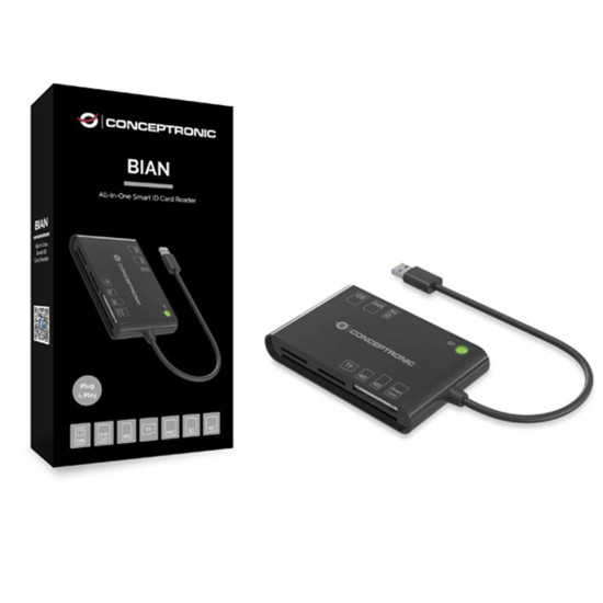 LECTOR TARJETAS EXTERNO CONCEPTRONIC USB 2.0 Lector de memorias LECTOR TARJETAS EXTERNO CONCEPTRONIC USB 2.0 Lector de memorias