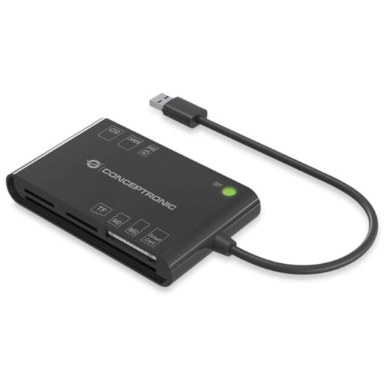 LECTOR TARJETAS EXTERNO CONCEPTRONIC USB 2.0 Lector de memorias LECTOR TARJETAS EXTERNO CONCEPTRONIC USB 2.0 Lector de memorias