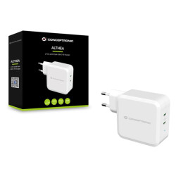 CARGADOR CONCEPTRONIC PD 2 PUERTOS USB - C