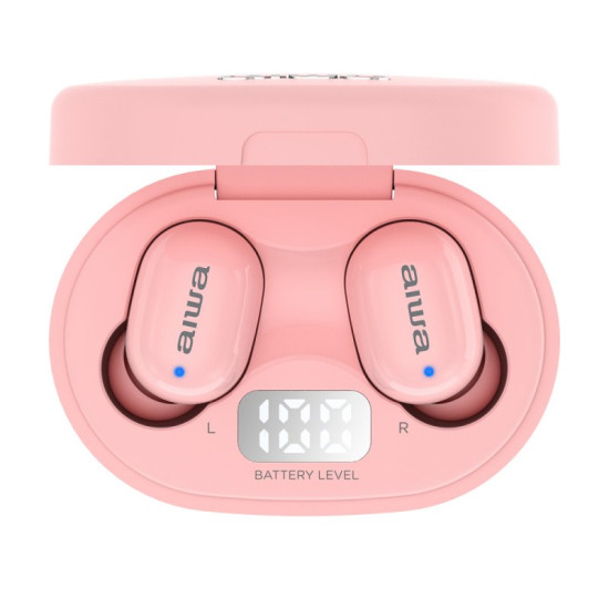 AURICULARES INALAMBRICOS AIWA EBTW - 150 BLUETOOTH ROSA Auriculares