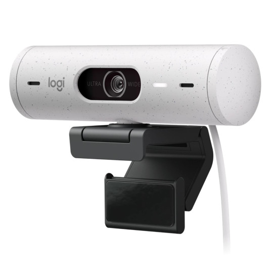 WEBCAM LOGITECH BRIO 505 BLANCO CRUDO Cámaras web