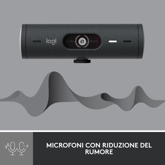 WEBCAM LOGITECH BRIO 500 GRAFITO FULL Cámaras web WEBCAM LOGITECH BRIO 500 GRAFITO FULL Cámaras web