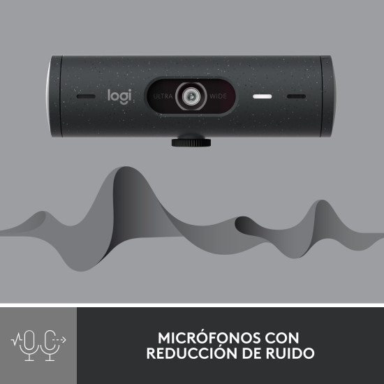 WEBCAM LOGITECH BRIO 500 GRAFITO FULL Cámaras web WEBCAM LOGITECH BRIO 500 GRAFITO FULL Cámaras web