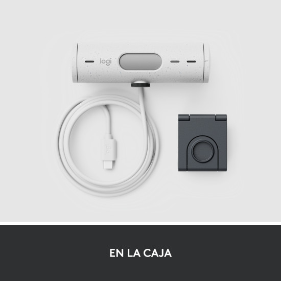 WEBCAM LOGITECH BRIO 500 BLANCO CRUDO Cámaras web WEBCAM LOGITECH BRIO 500 BLANCO CRUDO Cámaras web