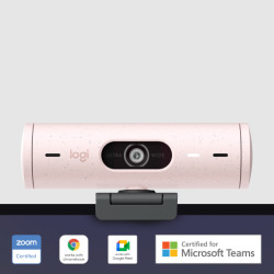 WEBCAM LOGITECH BRIO 500 ROSA FULL
