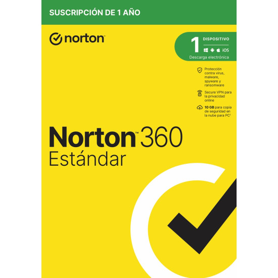 ANTIVIRUS NORTON 360 STANDARD 10GB ESPAÑOL Antivirus