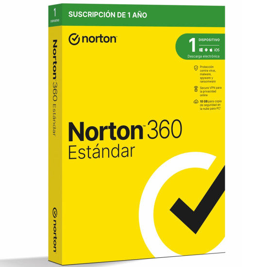 ANTIVIRUS NORTON 360 STANDARD 10GB ESPAÑOL Antivirus ANTIVIRUS NORTON 360 STANDARD 10GB ESPAÑOL Antivirus