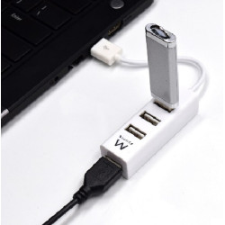 MINI HUB USB EWENT 4 PUERTOS