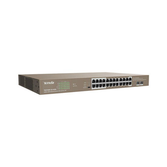 SWITCH 26 PUERTOS TENDA TEG1126P - 24 - 410W 24 Switch SWITCH 26 PUERTOS TENDA TEG1126P - 24 - 410W 24 Switch