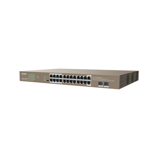 SWITCH 26 PUERTOS TENDA TEG1126P - 24 - 410W 24 Switch SWITCH 26 PUERTOS TENDA TEG1126P - 24 - 410W 24 Switch