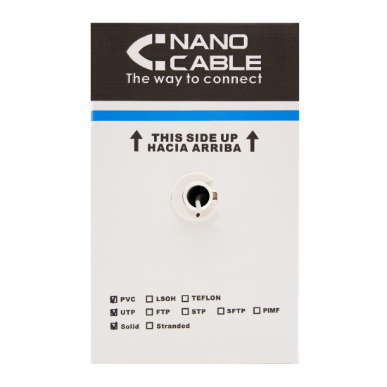 BOBINA CABLE RED UTP CAT5E RJ45 Cables de red BOBINA CABLE RED UTP CAT5E RJ45 Cables de red