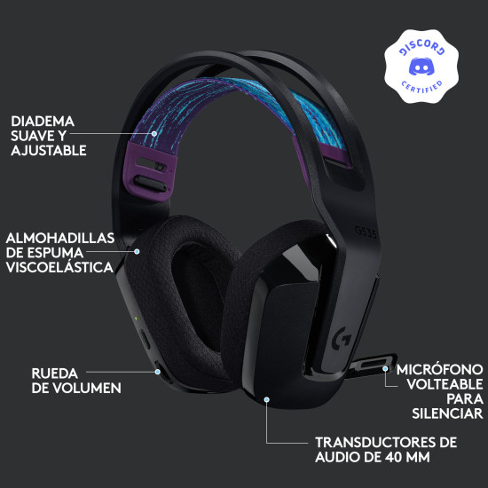 AURICULARES CON MICROFONO LOGITECH G G535 Auriculares AURICULARES CON MICROFONO LOGITECH G G535 Auriculares