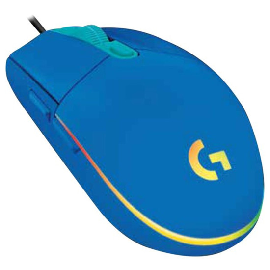 MOUSE RATON LOGITECH G102 LIGHTSYNC AZUL Ratones