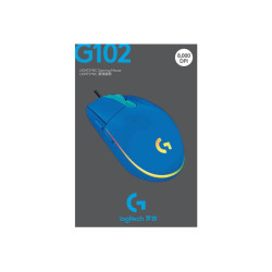MOUSE RATON LOGITECH G102 LIGHTSYNC AZUL