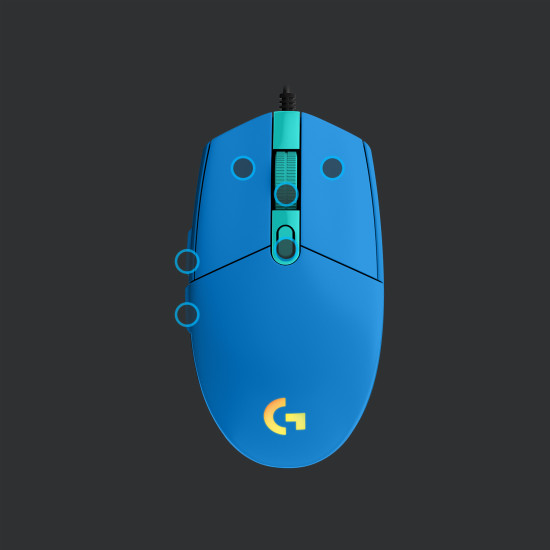 MOUSE RATON LOGITECH G203 LIGHTSYNC AZUL Ratones MOUSE RATON LOGITECH G203 LIGHTSYNC AZUL Ratones