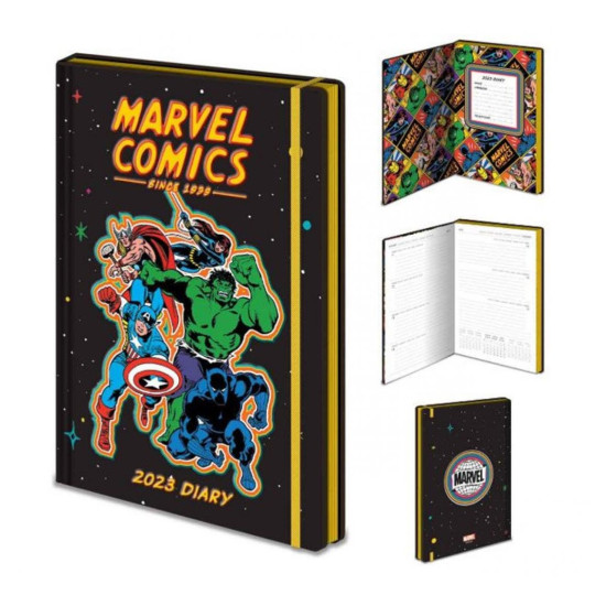 DIARIO 2023 PYRAMID MARVEL COMIC'S Libretas posters y bolígrafos DIARIO 2023 PYRAMID MARVEL COMIC'S Libretas posters y bolígrafos