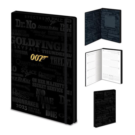 DIARIO 2023 PYRAMID JAMES BOND 007 Libretas - posters y bolígrafos