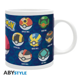 TAZA ABYSTYLE POKEMON -  POKEBALLS