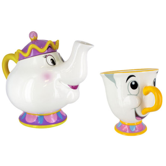 PACK PALADONE DISNEY LA BELLA Y Tazas y vasos