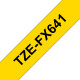 CINTA LAMINADA BROTHER TZEFX641 TEXTO NEGRO Accesorios tpv