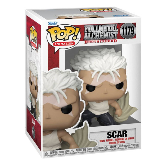 FUNKO POP FULLMETAL ALCHEMIST BROTHERHOOD SCAR Funkos FUNKO POP FULLMETAL ALCHEMIST BROTHERHOOD SCAR Funkos