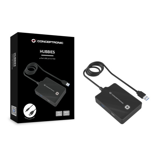 HUB USB 2.0 3.0 CONCEPTRONIC HUBBIES10B Dockings y hubs HUB USB 2.0 3.0 CONCEPTRONIC HUBBIES10B Dockings y hubs