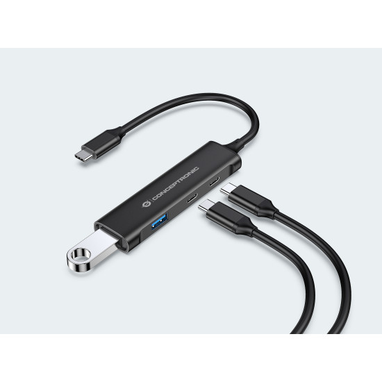 HUB USB TIPO C CONCEPTRONIC HUBBIES12B Dockings y hubs HUB USB TIPO C CONCEPTRONIC HUBBIES12B Dockings y hubs