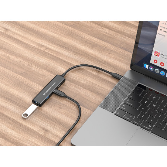 HUB USB TIPO C CONCEPTRONIC HUBBIES12B Dockings y hubs HUB USB TIPO C CONCEPTRONIC HUBBIES12B Dockings y hubs