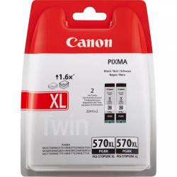 PACK CARTUCHO TINTA CANON PGI - 570XL NEGRO