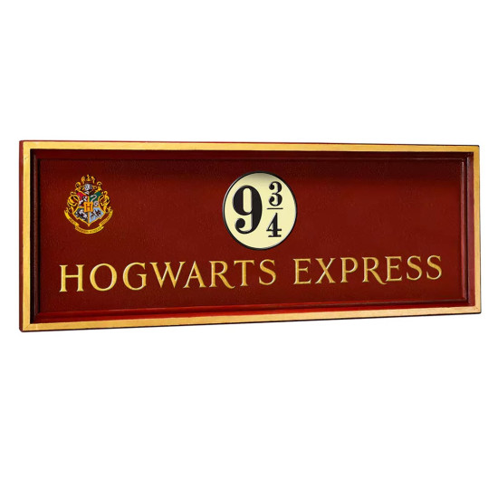 PLACA THE NOBLE COLLECTION HARRY POTTER Réplicas