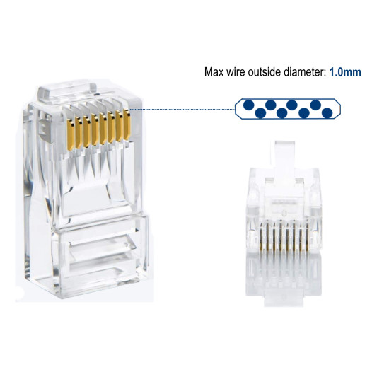 CONECTOR RJ45 EWENT IM1205 CAT.6 U Cables de red CONECTOR RJ45 EWENT IM1205 CAT.6 U Cables de red