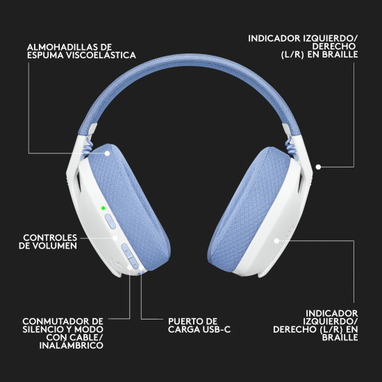 AURICULARES CON MICROFONO LOGITECH G435 GAMING Auriculares AURICULARES CON MICROFONO LOGITECH G435 GAMING Auriculares