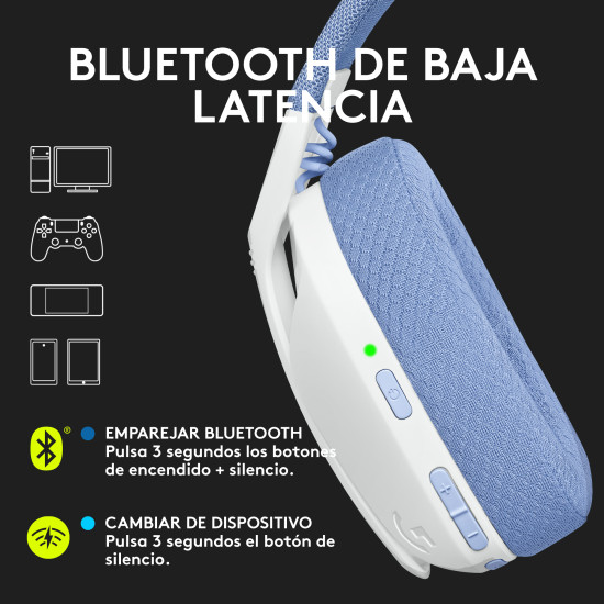 AURICULARES CON MICROFONO LOGITECH G435 GAMING Auriculares AURICULARES CON MICROFONO LOGITECH G435 GAMING Auriculares