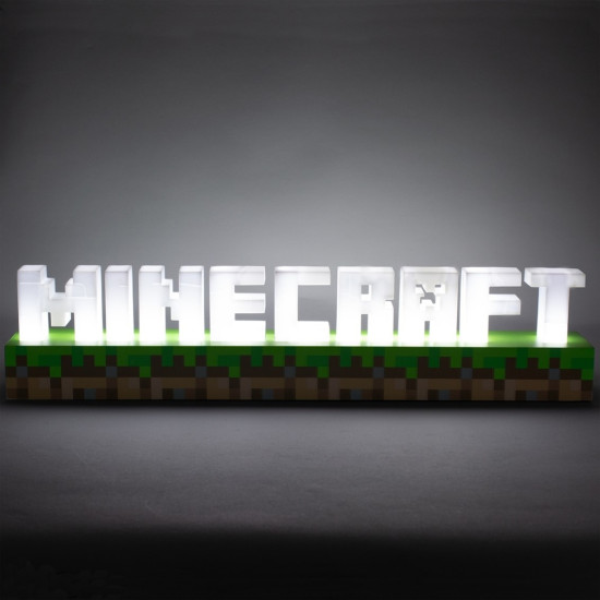 LAMPARA PALADONE MINECRAFT LOGO Lampara merchandising LAMPARA PALADONE MINECRAFT LOGO Lampara merchandising