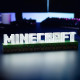 LAMPARA PALADONE MINECRAFT LOGO Lampara merchandising LAMPARA PALADONE MINECRAFT LOGO Lampara merchandising