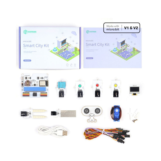 KIT SENSORES INTELIGENTES MICRO:BIT CIUDAD INTELIGENTE Robotica