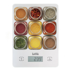 BASCULA COCINA DIGITAL LAICA KS1040 BLANCO
