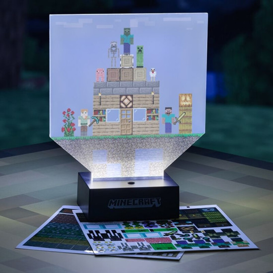 LÁMPARA PALADONE MINECRAFT CONSTRUYE TU NIVEL Lampara merchandising LÁMPARA PALADONE MINECRAFT CONSTRUYE TU NIVEL Lampara merchandising