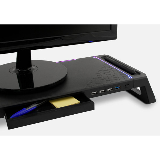 ELEVADOR SOPORTE MONITOR DEEP GAMING CON Elevadores monitor