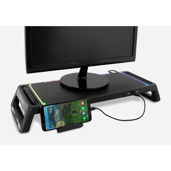 ELEVADOR SOPORTE MONITOR DEEP GAMING CON Elevadores monitor