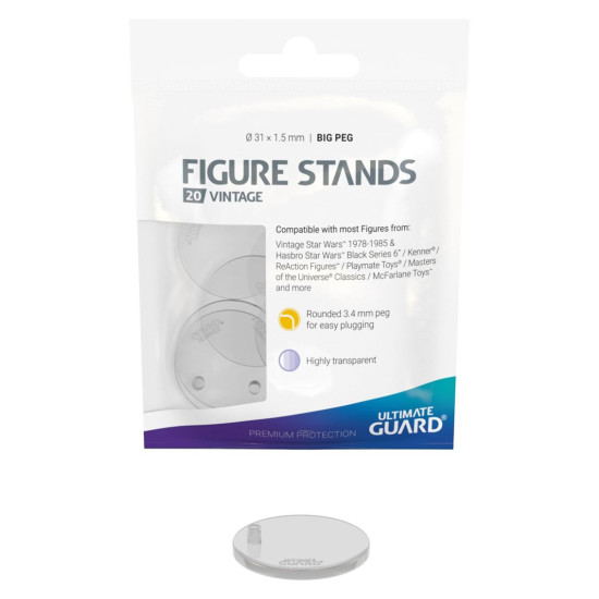 SOPORTES FIGURAS ULTIMATE GUARD BIG PEG Accesorios cartas coleccionables SOPORTES FIGURAS ULTIMATE GUARD BIG PEG Accesorios cartas coleccionables