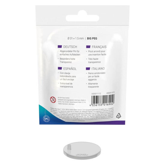 SOPORTES FIGURAS ULTIMATE GUARD BIG PEG Accesorios cartas coleccionables SOPORTES FIGURAS ULTIMATE GUARD BIG PEG Accesorios cartas coleccionables