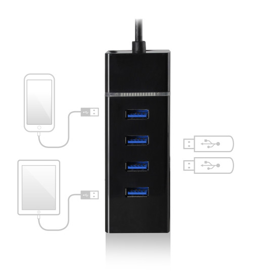 HUB EWENT 4 PUERTOS USB 3.2 Dockings y hubs HUB EWENT 4 PUERTOS USB 3.2 Dockings y hubs
