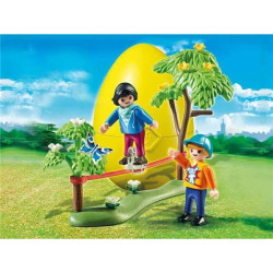 PLAYMOBIL HUEVO PASCUA NIÑOS EQUILIBRISTAS