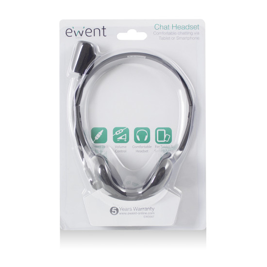 AURICULAR EWENT EW3567 CON MICROFONO Auriculares AURICULAR EWENT EW3567 CON MICROFONO Auriculares