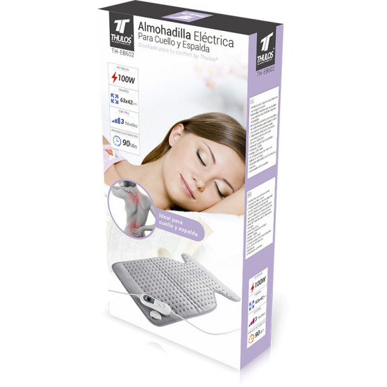 ALMOHADILLA CERVICAL 100W 63X42CM Calefacción ALMOHADILLA CERVICAL 100W 63X42CM Calefacción