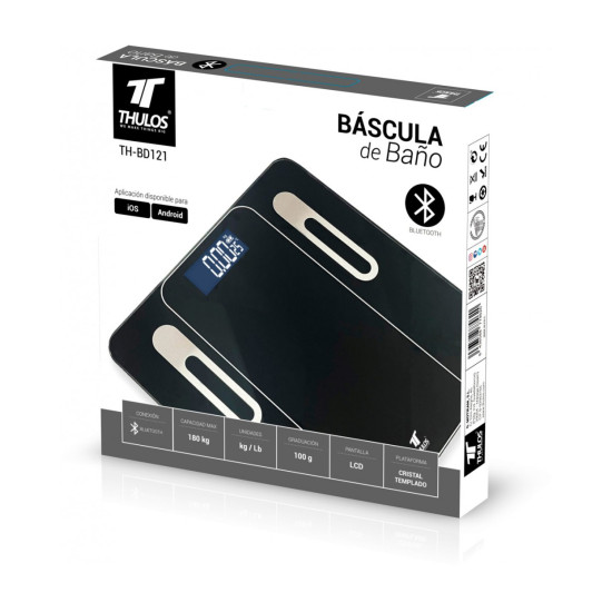 BASCULA BAÑO THULOS TH - BD121 CARGA MAXIMA Básculas personales BASCULA BAÑO THULOS TH - BD121 CARGA MAXIMA Básculas personales